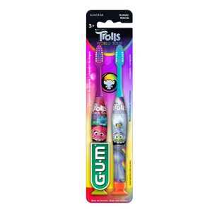 Cepillo dental gum troll world tour x2und