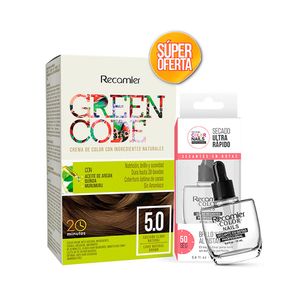 Tinte Green Code tono 5.0 + secante gota color