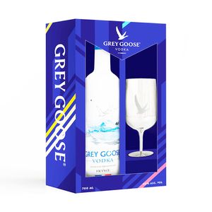 Vodka Grey Goose x 700ml +copa