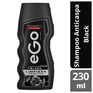 Shampoo Ego black limpieza carbón activado x230ml