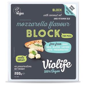 Bloque de queso Violife vegano mozzarella x200g