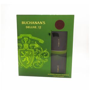 Pack Whisky Buchanans 12 años x750ml + 2 vasos