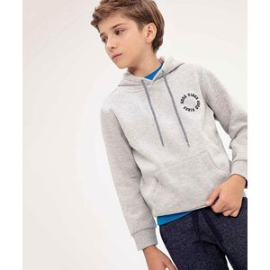 Buzo Algodón Kids Masculino Gris Jaspe Larin Kd