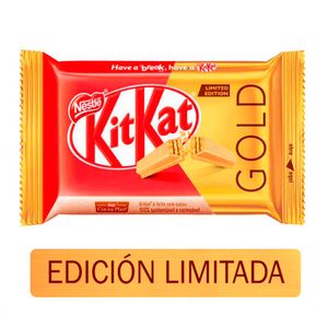 Galleta KitKat gold chocolate edición limitada