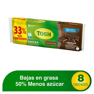 Galletas de chocolate Tosh x8 paquetes x192g c-u