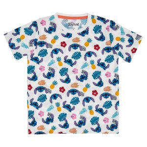 Camiseta moda m/c color blanco STITCH