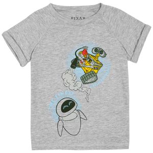 Camiseta moda m/c , color gris wall-e PIXAR