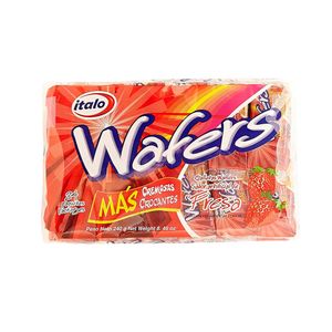 Galleta wafer taquito fresa Italo x 10g