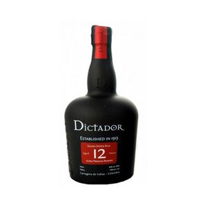 Ron Dictador 12 años botella x 700 ml