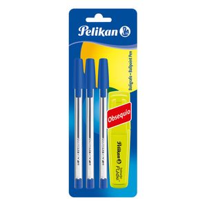 Bolígrafo SLY azul x3und + 1 resaltador flash amarillo Pelikan