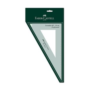 Escuadra 60 gr 26 cm Faber Castell