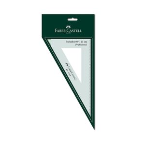 Escuadra 60 gr 21 cm Faber Castell