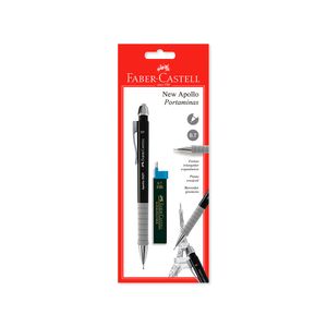 Portaminas Faber Castell Apollo 0.7 + minas