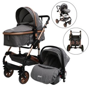 Coche Bebé Travel System Frezzio Ts Priori Gris