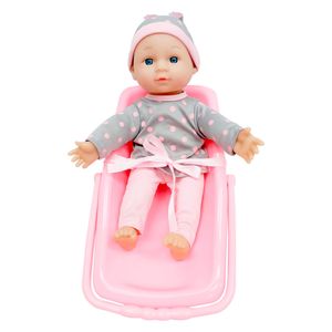 Muñeca bebé con portabebe nil