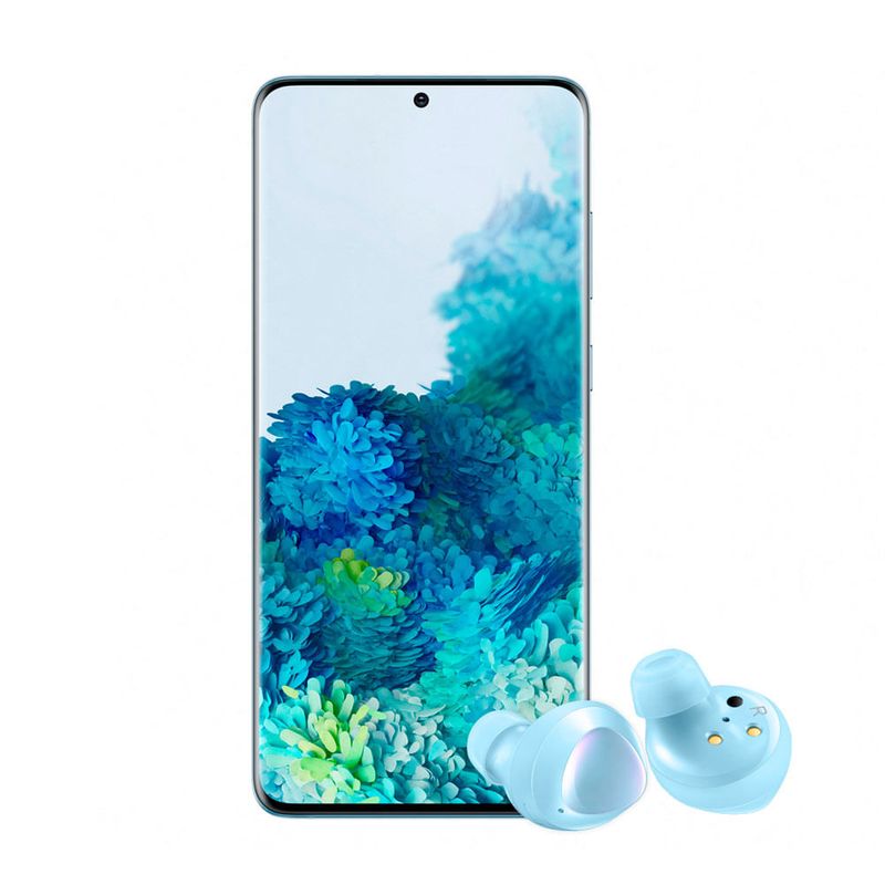 Celular-Samsung-S20-Plus-6.7--128GB-Light-Azul--Buds-Plus-Azul