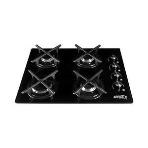 Estufa Abba de Empotrar Master Chef gas propano 4 puestos Negro CG 401 V3C N