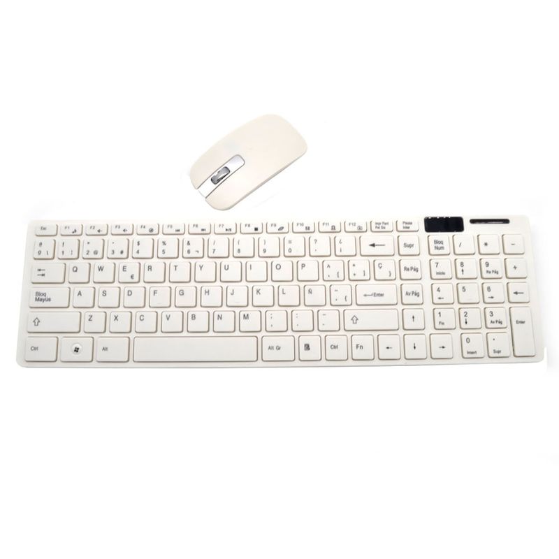 Teclado y mouse inalambrico jumbo sale