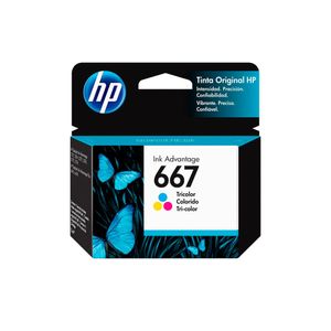 Cartucho de tinta HP 667 Color Original (3YM78AL)