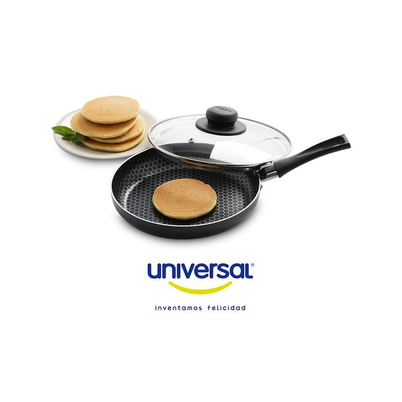 Sartén Universal 6 Ultra 18 cm con Tapa de Vidrio. – Almacén Coogranada