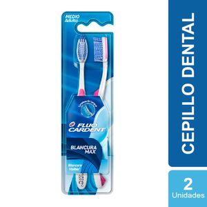 Cepillo dental Fluocardent blancura max x2und