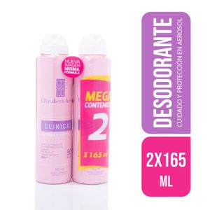 Desodorantes Elizabeth Arden clinical aerosol x2und x165ml c-u