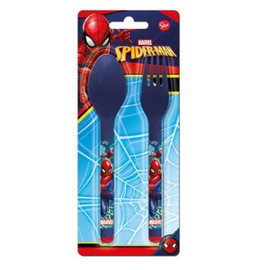 Set de cubiertos Spiderman x2 piezas
