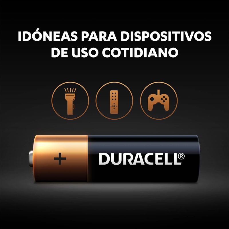 Pilas AA x 6 Duracell excelente calidad