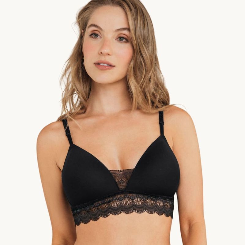 Brasier best sale top encaje