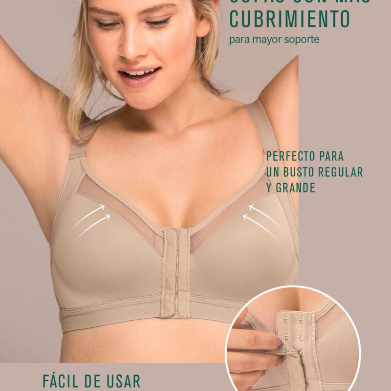 Brasier facilitador de postura con copas en espuma Multibenefit - Tiendas  Metro