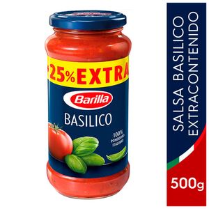 Salsa  Pasta Basilica  Extracontenido Barilla x500g