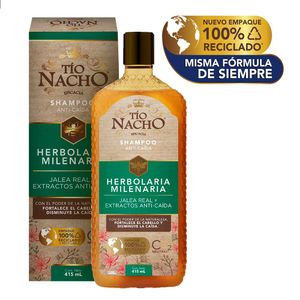 Shampoo Tio Nacho capilar fortalecimiento herbolaria milenaria 415 ml