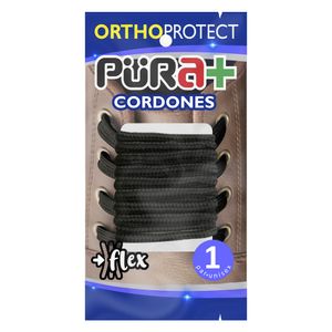 Cordones Redondos Negros 110cm 4260 PURA+