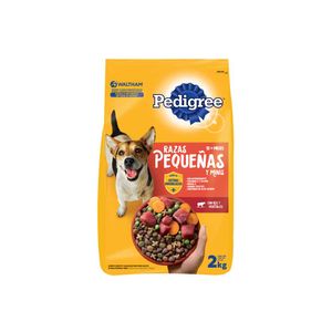 Alimento para perros adultos razas pequeñas Pedigree x2 kg