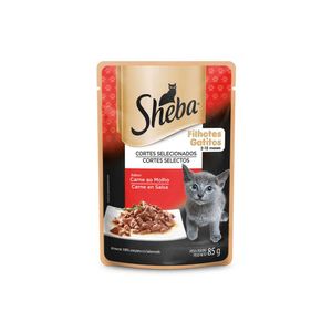 Alimento húmedo Sheba para gatito carne sobre x85g