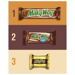Milky Way barra de chocolate y caramelo x52.2g