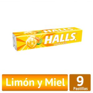 Caramelos Halls limón miel x9 pastillas