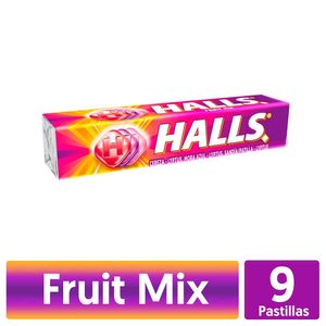 Caramelos Duros Halls Fruits Mix x9und