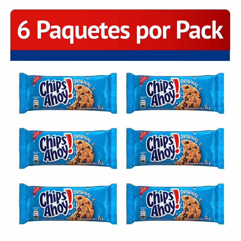 Galletas Chips Ahoy con chispas sabor a chocolate x270g Tiendas Jumbo