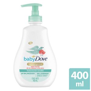 Jabón Dove Baby corporal humectación sensible liquido x400ml
