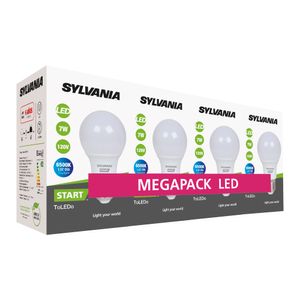 Bombillo Sylvania LED st 7W luz blanca pack x 4und
