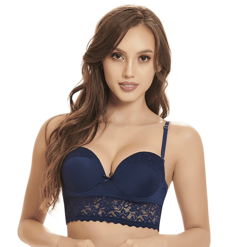 Brasier para mujer con encaje azul Lely - Tiendas Metro