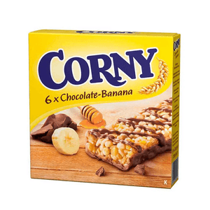Barra de Cereal Corny chocolate banana x6und x25g c/u