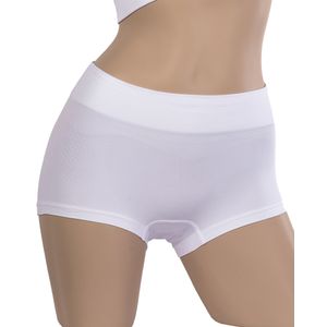 Boxer full support para mujer blanco 1S6396