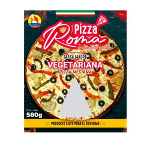 Pizza romana vegetariana masa madre x 580g