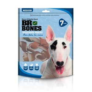 Snacks medianos para perros BR Bones x7und