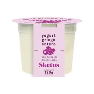 Yogurt sketos griego frutos rojos x 120g