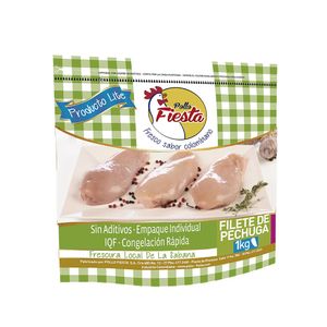 Filete de pechuga ziper Pollo Fiesta x1Kg