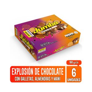Chocolatina Jumbo Cookie Max x6unds x180g c/u