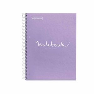 Cuaderno emotions pastel argollado lavanda Miquelrius a4 80 hojas